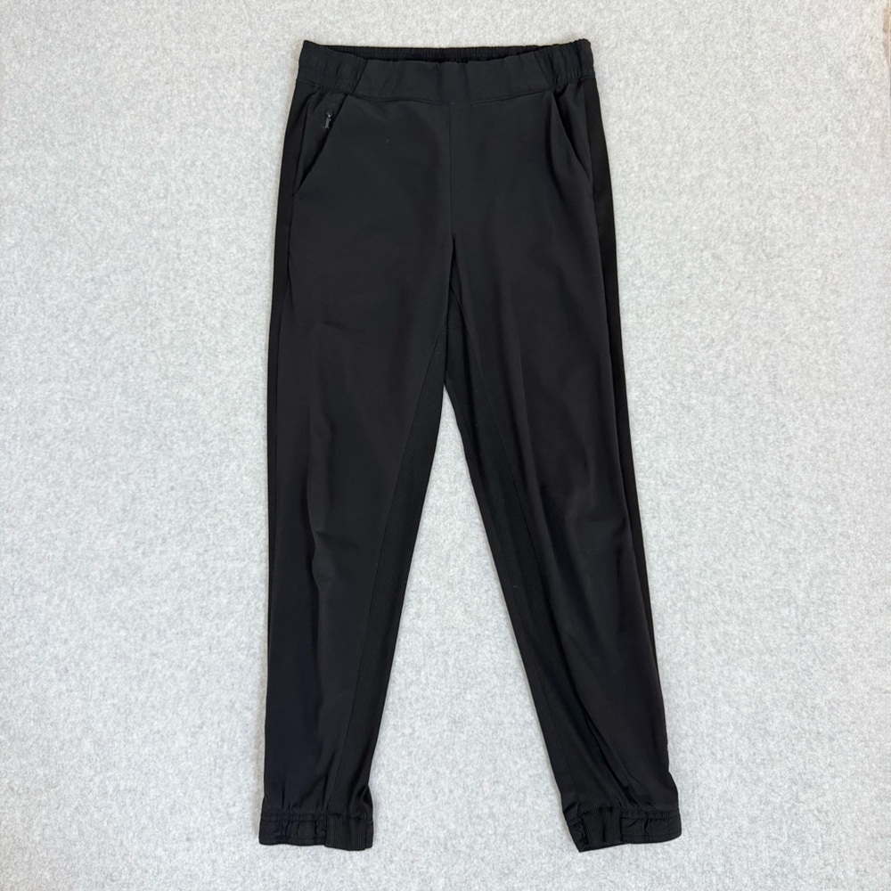 Athleta Brooklyn Jogger Pants Womens Size 4 Black Pull On Active Casual READ